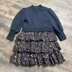 The Middle Daughter Floral Dress Navy Size Toddler 4